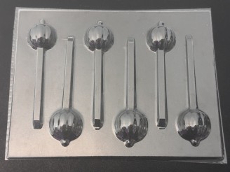7070 Pumpkin Thanksgiving or Halloween Chocolate or Hard Candy Lollipop Mold